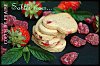 Coeur de sablés à la fraise séchée