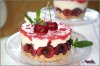 Cerises au mascarpone facon pana cotta