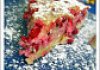 Tarte amandine aux groseilles
