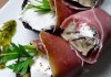 Makis d'aubergine au chèvre