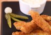 Batonnets de poulet et sauce blanche