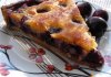 Tarte aux cerises amandine