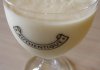 Smoothie mangue, banane et lait de coco
