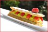 Mille-Feuilles Rubarbe-Fraise à la Crème de Pistache