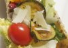 cônes ou barquettes extra croustillantes ...quand le comté rencontre des flocons d'azuki et une salade aux légumes chauds