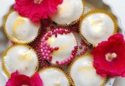 Cupcakes dorés, au citron vert et à l'orange