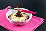 Riz au lait et petites poires vin rouge épicé... parce qu'on ne se refait pas!