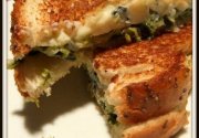 Croque poireaux & bleu - bocadillos puerros & queso azul