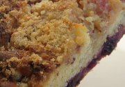 Streusel cake aux pommes et fruits rouges et une nouvelle amie