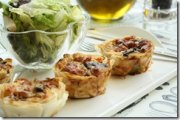 Croustade de Champignons au Roquefort et Serrano