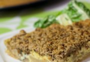 Tarte Poires et Fourme d’Ambert, Crumble aux Noisettes