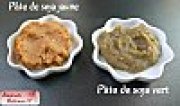 Pâte de soja sucrée au ban d'essai : jaune ou vert ?