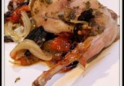 Cuisses de lapin rôties au thym - muslos de conejo asados al tomillo