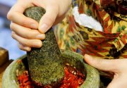 Un Nasi Lema et du Sambal dans cuisine! Ca sent l'Asie!