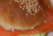 Hamburger au saumon fumé