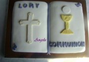 Gâteau livre communion