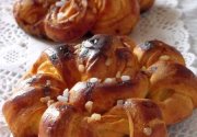 Brioches diamants pour le défi boulange