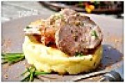 Filet mignon au romarin, purée de pommes de terre