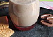 Smoothie banane-chocolat-noisette