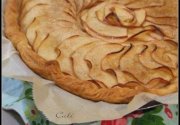 Tarte aux pommes & creme de mascarpone a la pistache - tarta de manzanas & crema de mascarpone al pistacho
