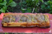 Gâteau renversant à la rhubarbe