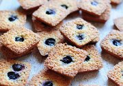 Financiers orange et myrtilles