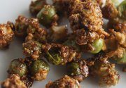 petits pois grillés caramélisés