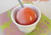 Sorbet pêche- pastèque