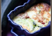 Gratins de courgettes aux lardons et mozzarella