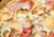 Tourte à la courgette, tomate et fromage de chèvre