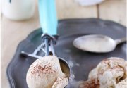 Glace à la banane et au fruit de la passion