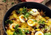 Et s'il y avait vraiment plus de recettes de morue que de jours dans l'année au Portugal ? Et forcément morue pomme de terre et œufs coulants au menu !!!