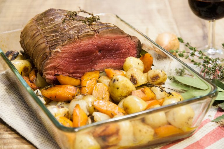 Rôti de Boeuf (Rosbeef) Mariné au Vin Blanc Cuisinosphère